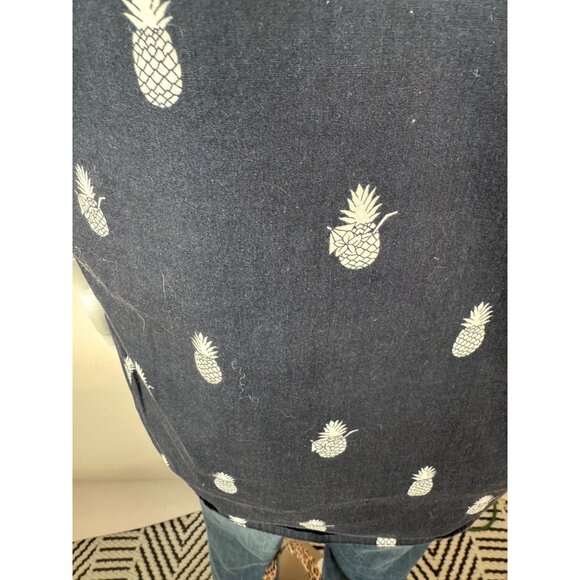 Mens Hawaiian Shirt By Molokai Surf Co. Pineapple Print Short Sleeve Button-Up L - Picture 9 of 16